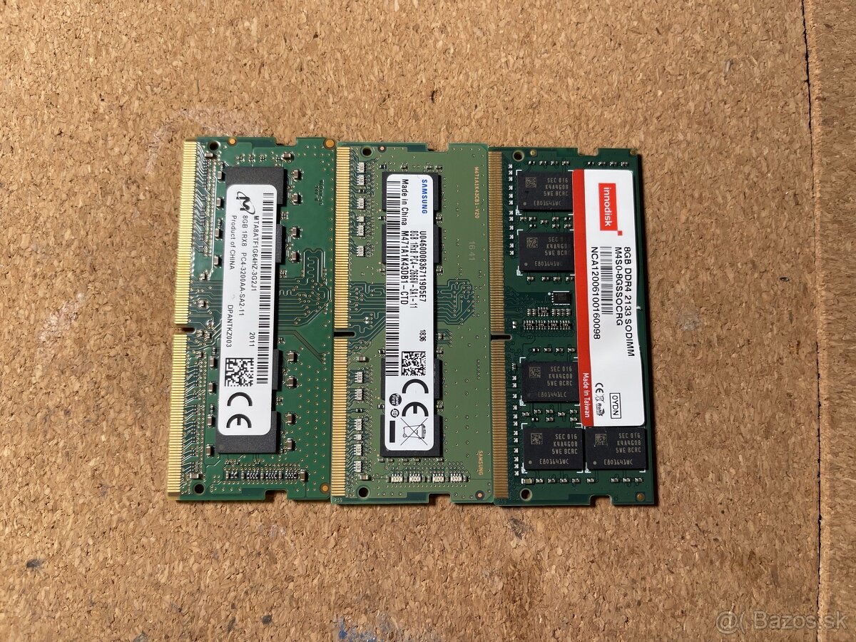 8GB DDR4 RAM do Notebooku