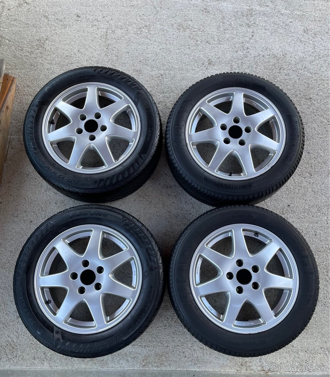 Zimné pneumatiky + disky 205/55 R16 5x112