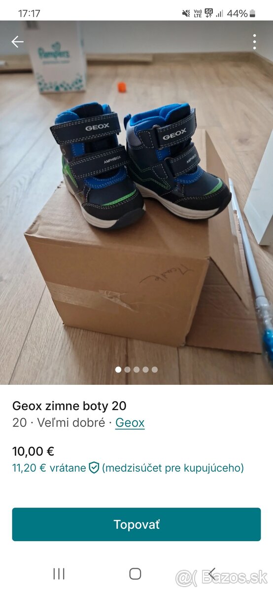 Zimne boty Geox 20