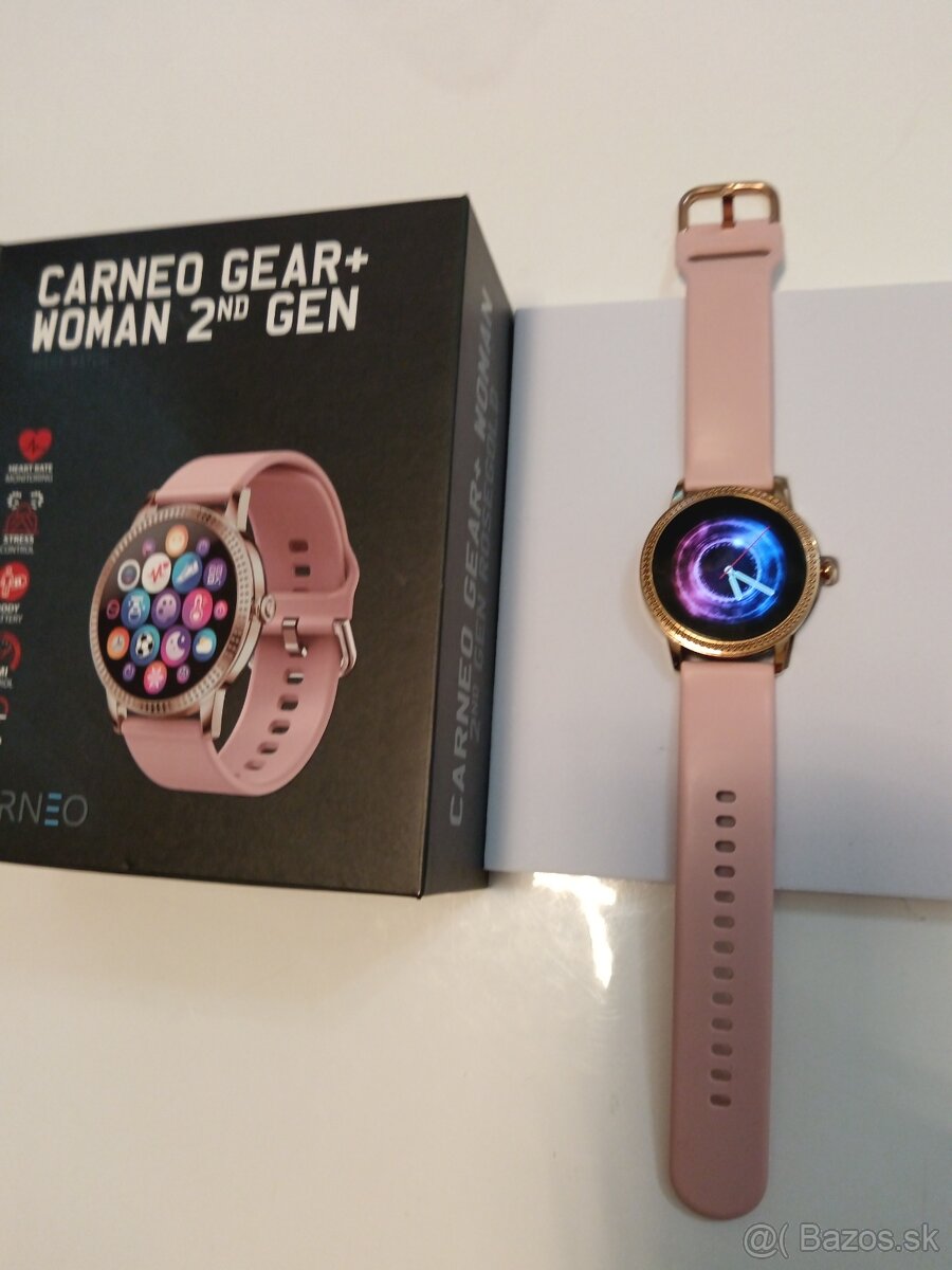 Smart hodinky CARNEO Gear Woman +2 zlaté