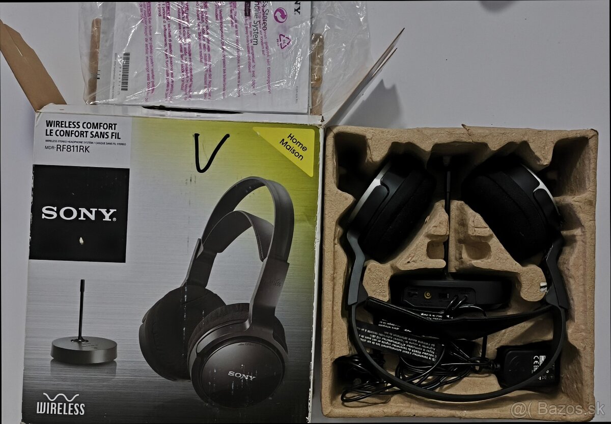 SONY MDR RF811RK Hi-Fi slúchadlá s originál krabicou