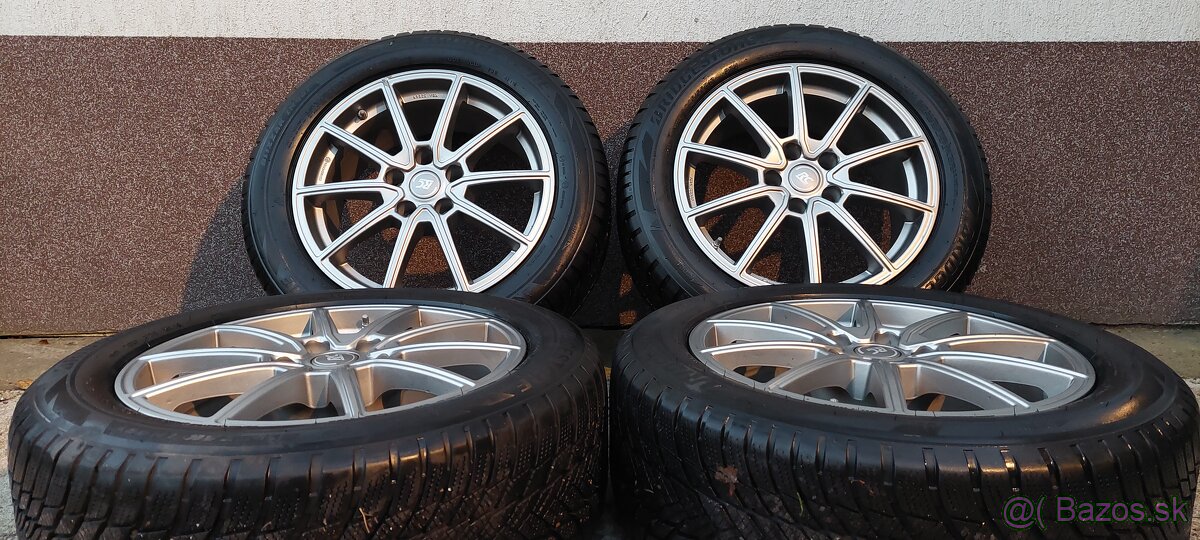 ALU RC 5x112 a zimné Bridgestone 225/55 R17