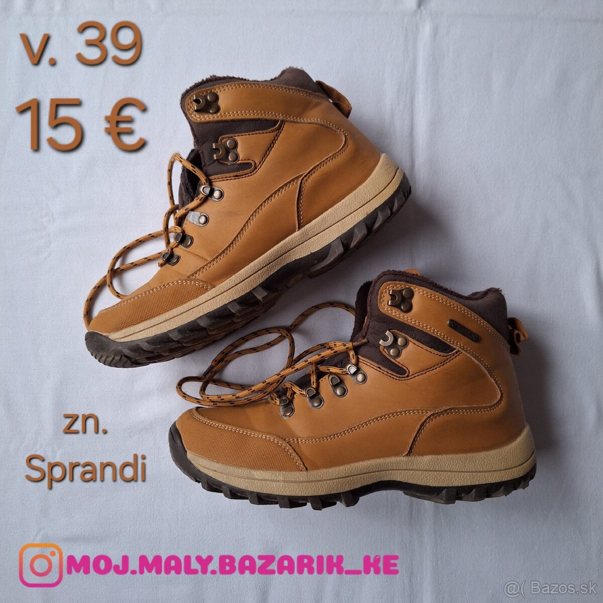 TOPÁNKY NA ZIMU chlapč. (39) Sprandi 15 €