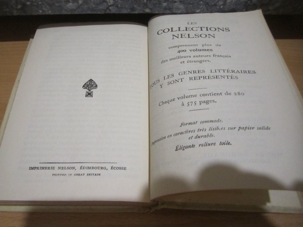 Balzac - Eugenie Grandet, Paris 1930, Nelson Ed. stará kniha