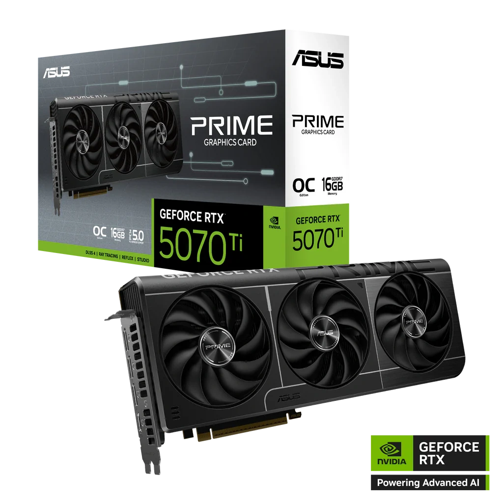 ASUS PRIME GeForce RTX 5070 Ti O16G