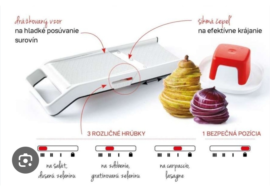 mandolina junior tupperware