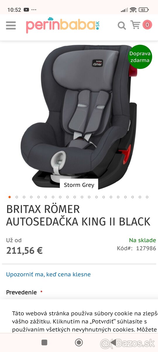 Britax king II