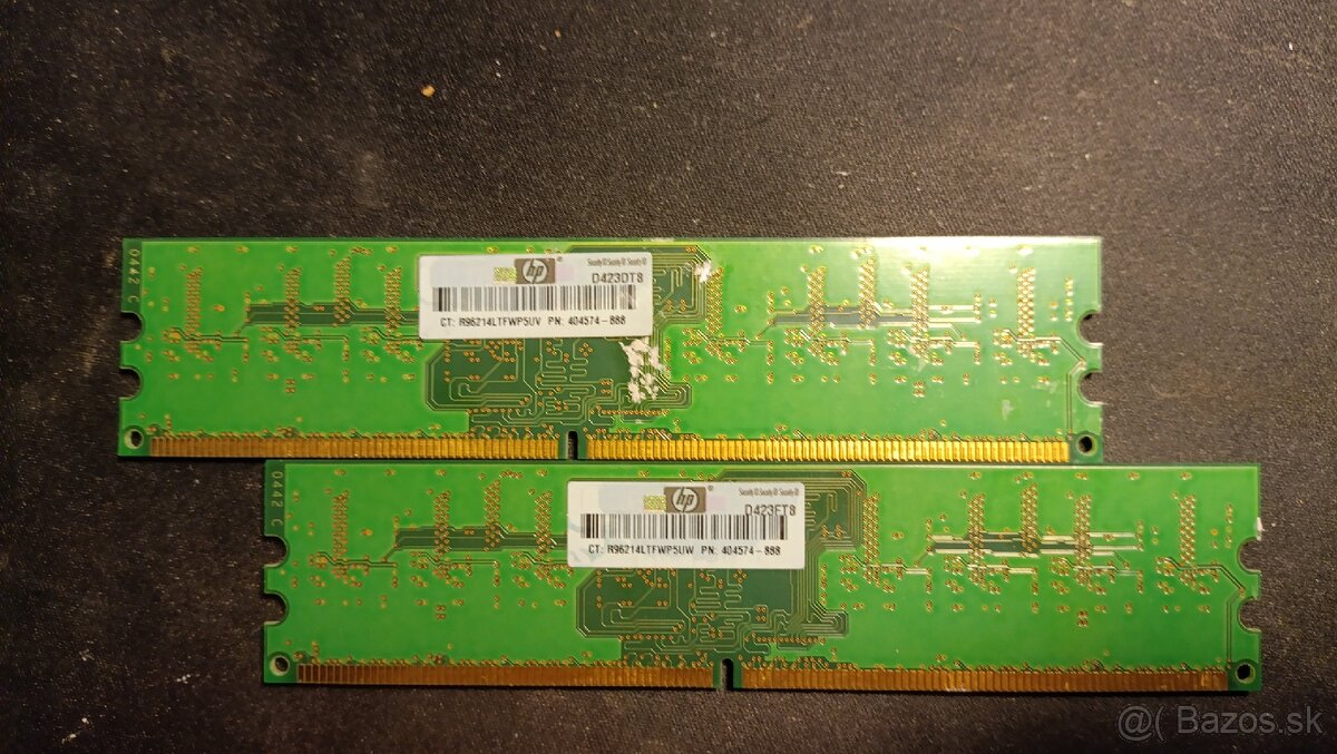 DDR2 2gb (1Gb 2ramky) HP