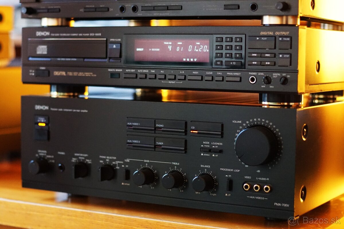 DENON PMA 700 V stereo zesilovač plus DCD 1500 II CD player