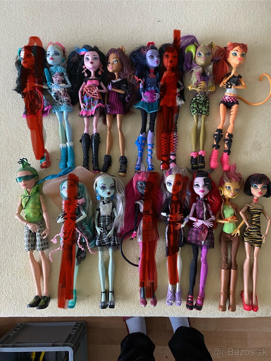 MONSTER HIGH BÁBIKY