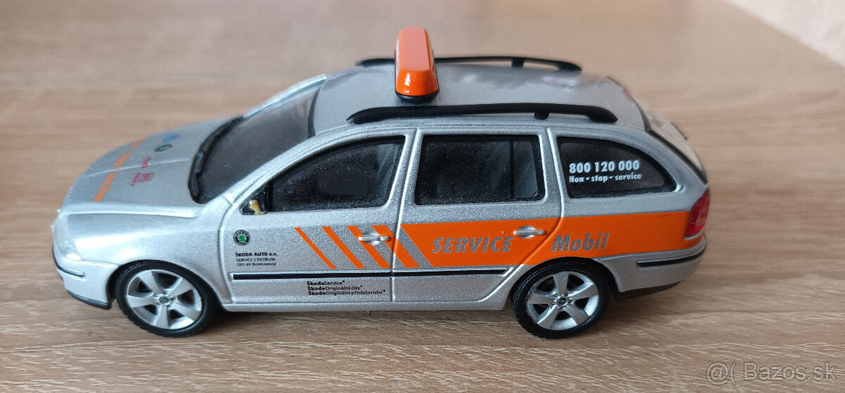 Abrex (2004) Škoda Octavia II - Mobil SERVICE (1:43)