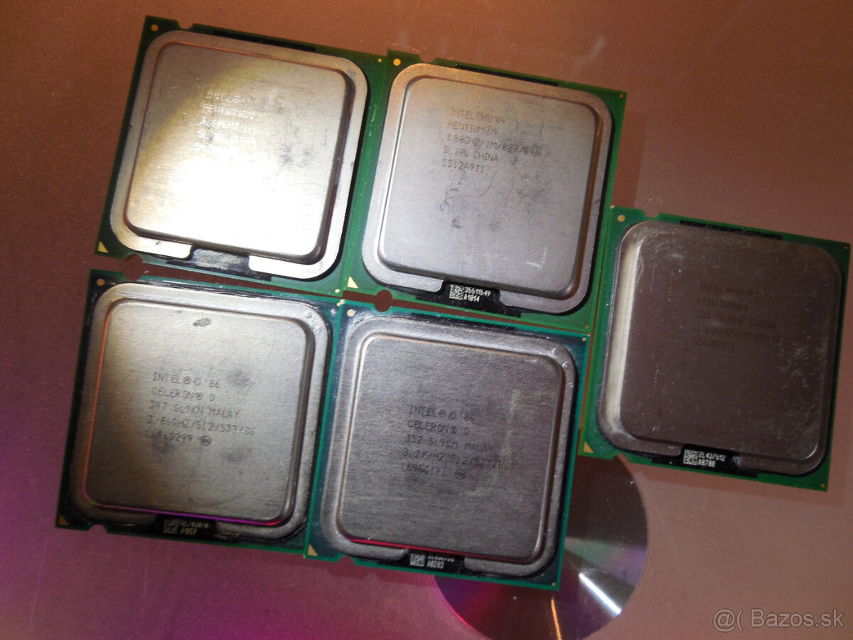 775 pentium 4 5e kus a celeron 2e kus