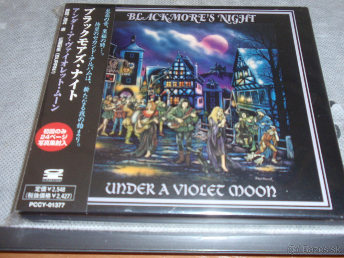 CD BLACKMORE´S NIGHT - Under A Violet Moon japan cd+OBI