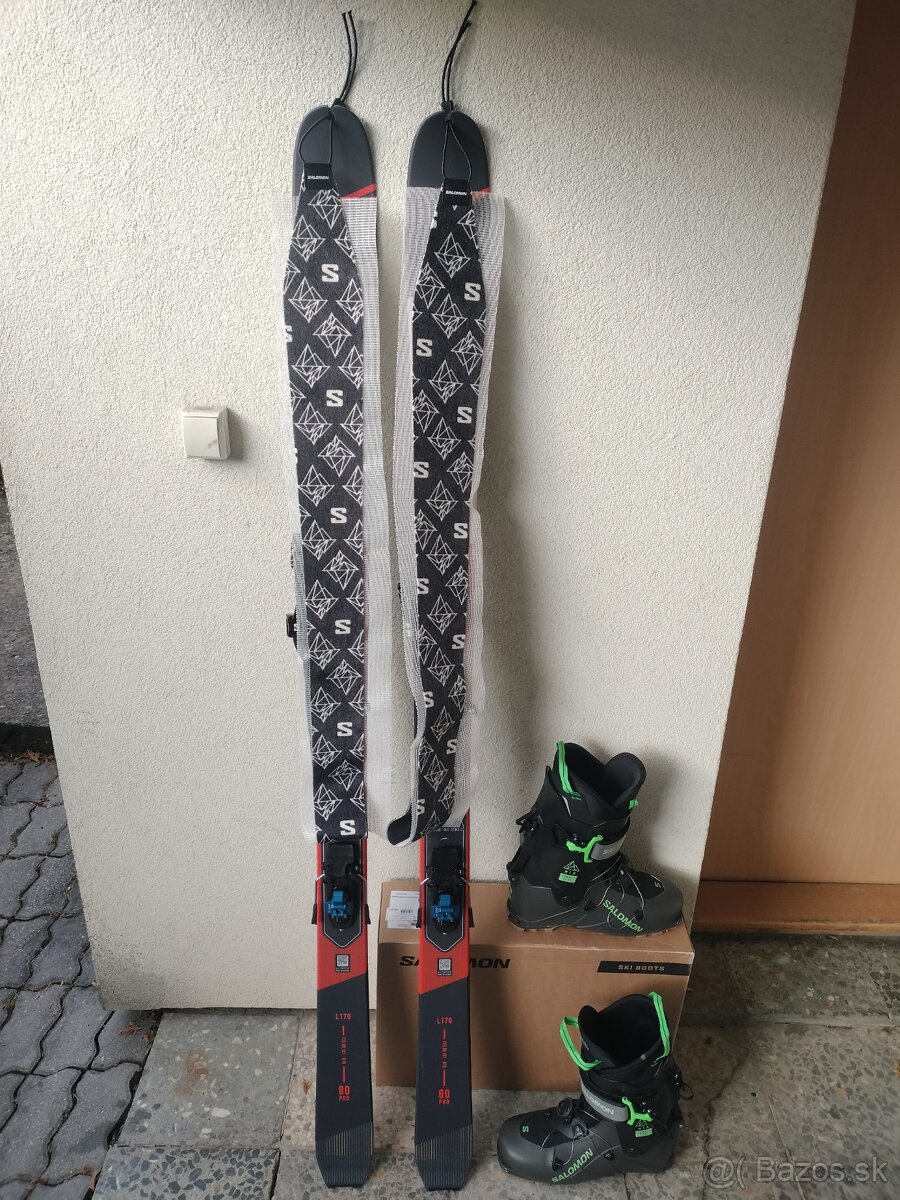 Skialp set salomon, 170cm