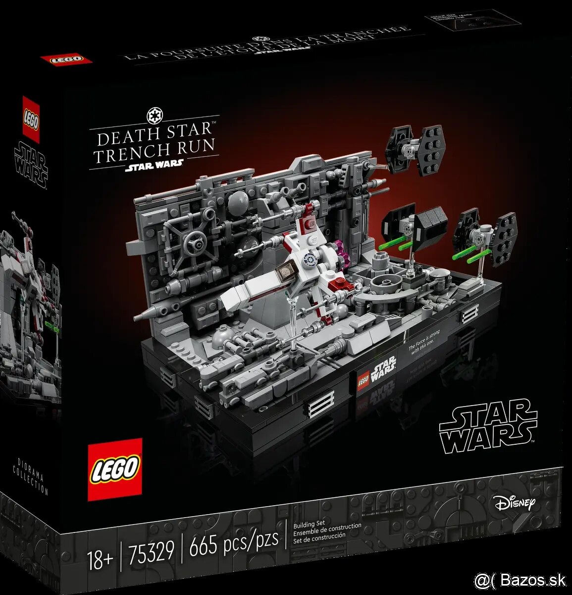 Predám Lego Star Wars 75329 Death Star Trench Run Diorama