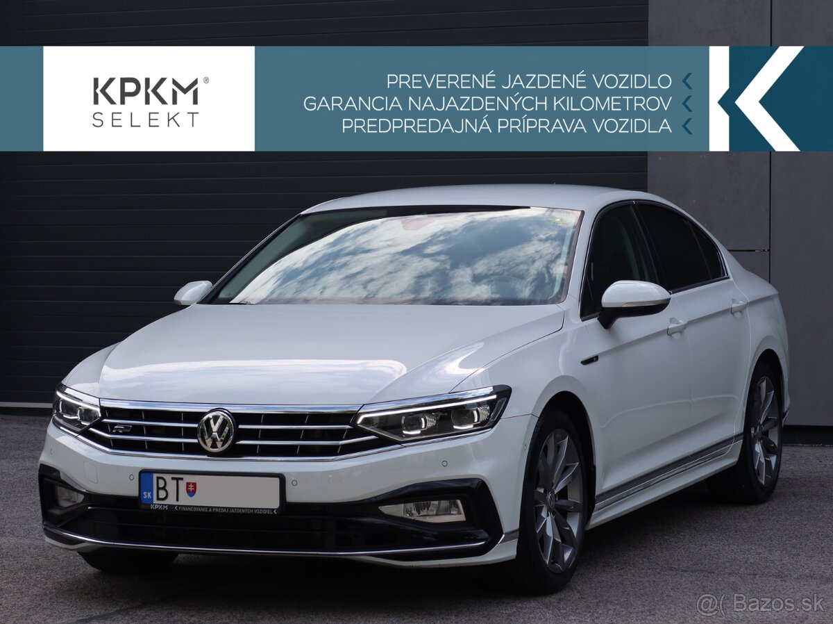 VW PASSAT 2.0 TSI 200kw R-LINE, kup.v SR, 1.majitel,od. DPH