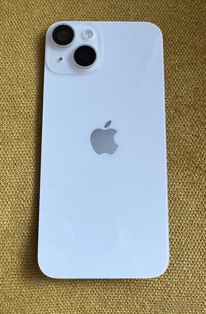 Apple iPhone 14 zadné sklo biele - Originál