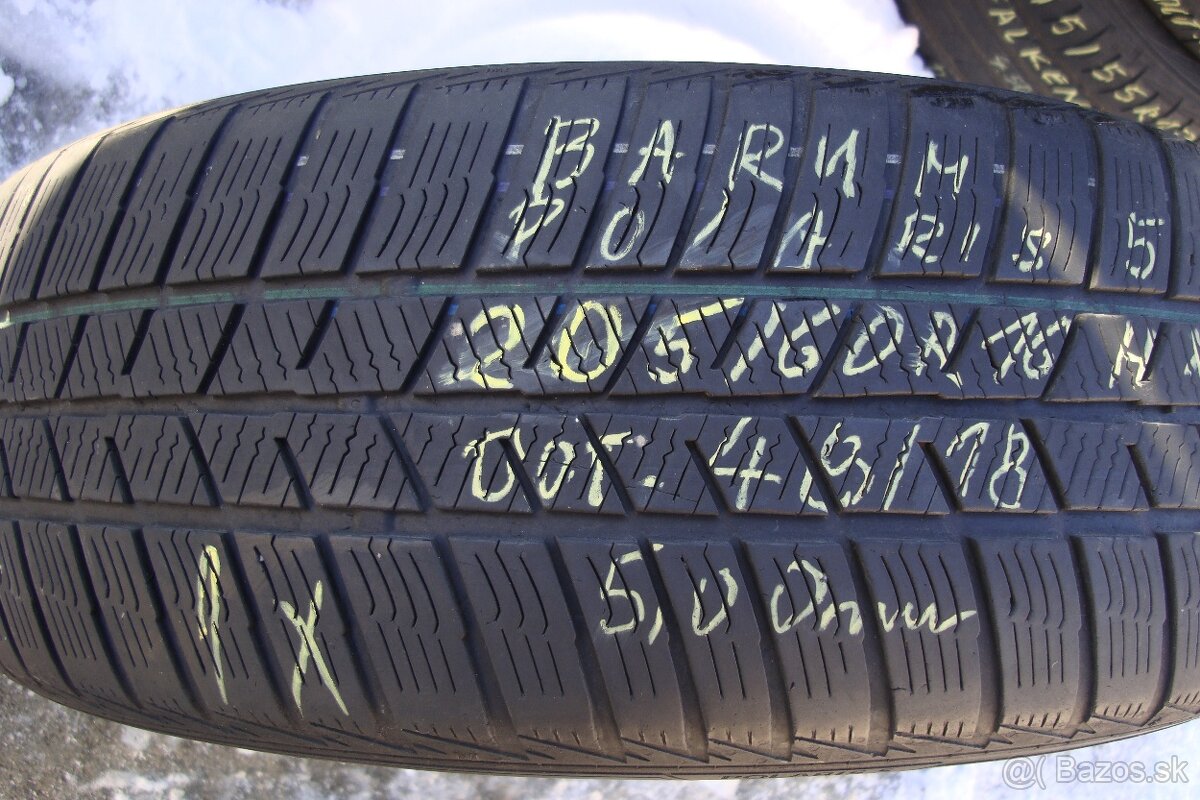 205/60R16,H XL BarumPolaris 5,1kus..