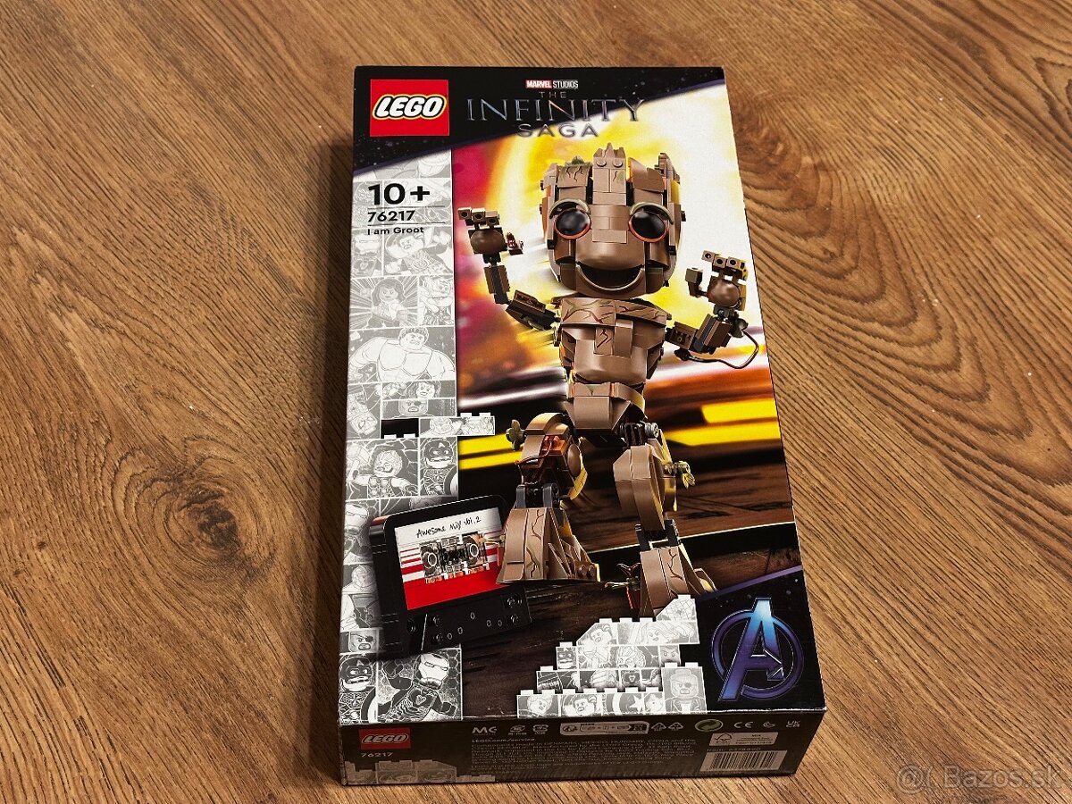 Rozbalené LEGO Avengers 76217 Ja som Groot