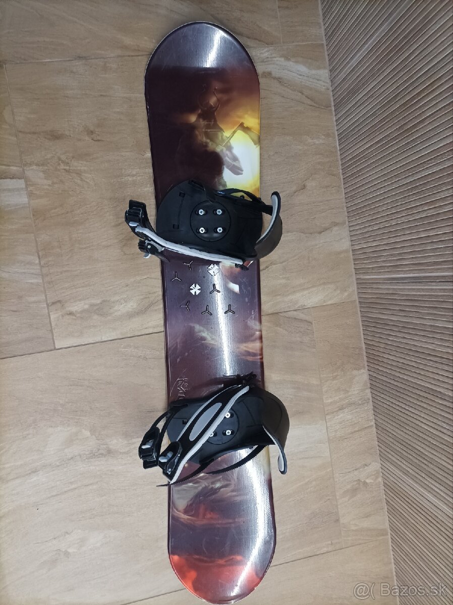 Snowboard + viazanie (komplet) + topánky grátis