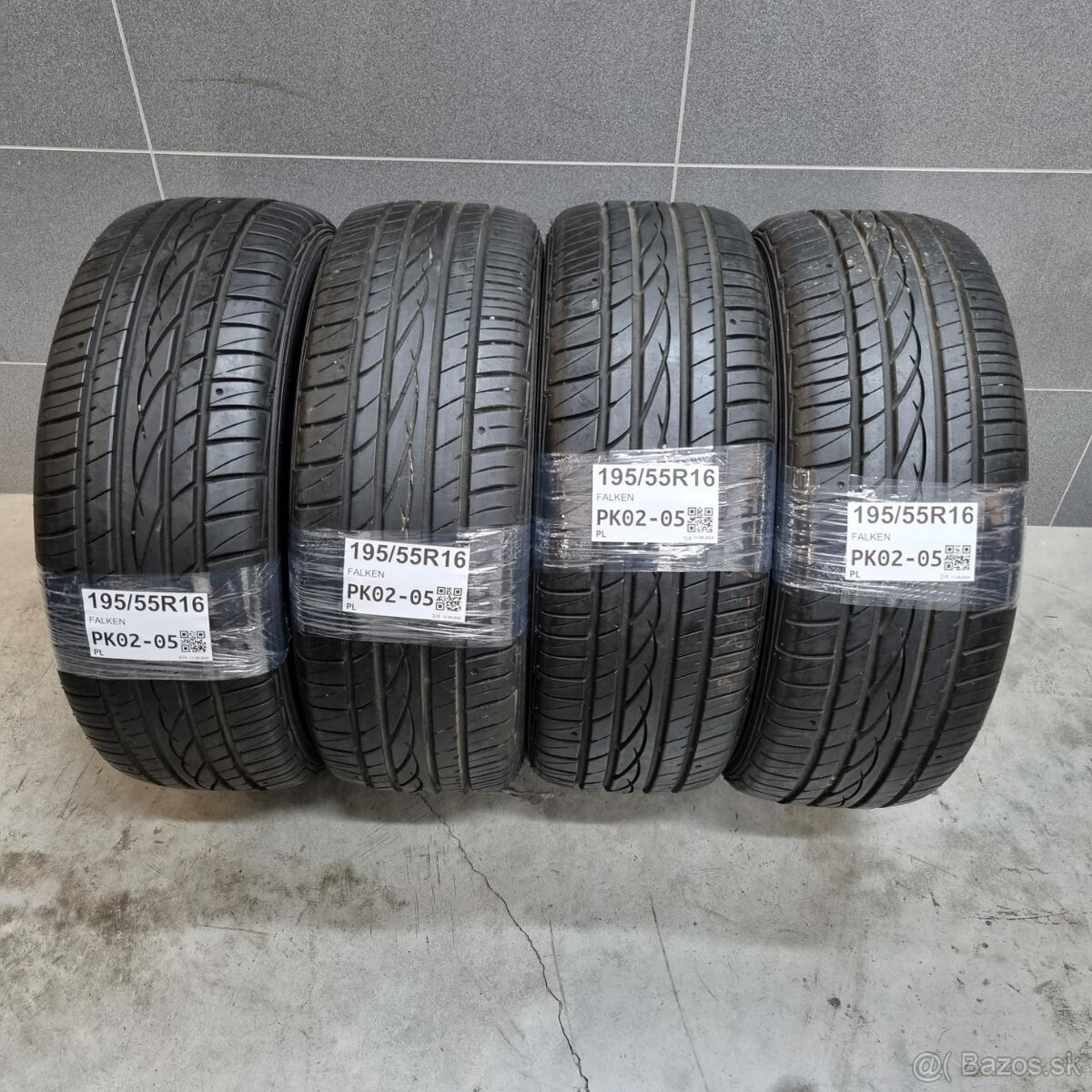 Letné pneumatiky 195/55 R16 FALKEN