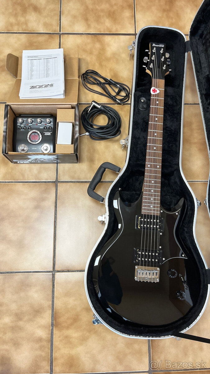 Gitara Ibanez + multiefekt ZOOM G2