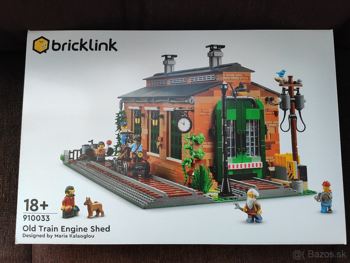 Bricklink 910033: Staré vlakové depo