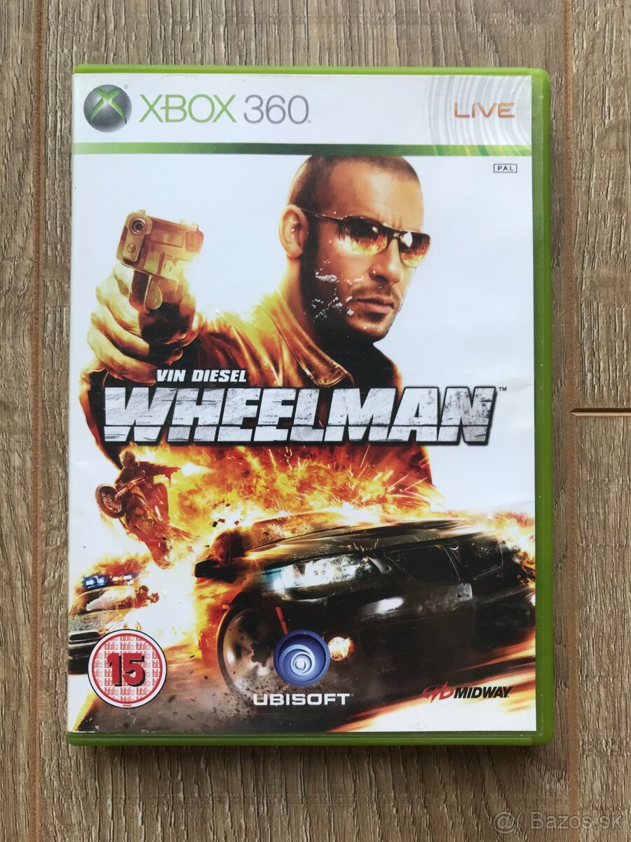 Vin Diesel Wheelman na Xbox 360