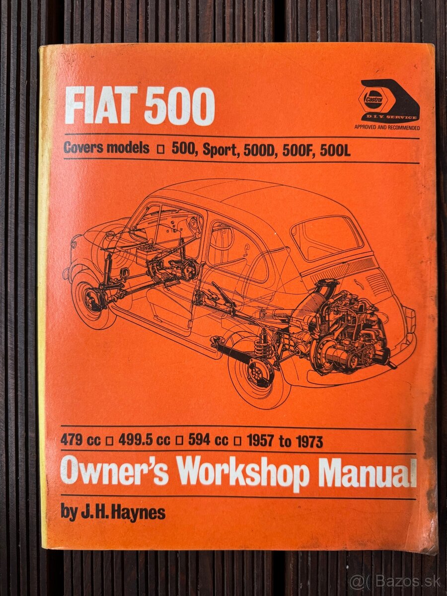 FIAT 500 originalni montazni manual