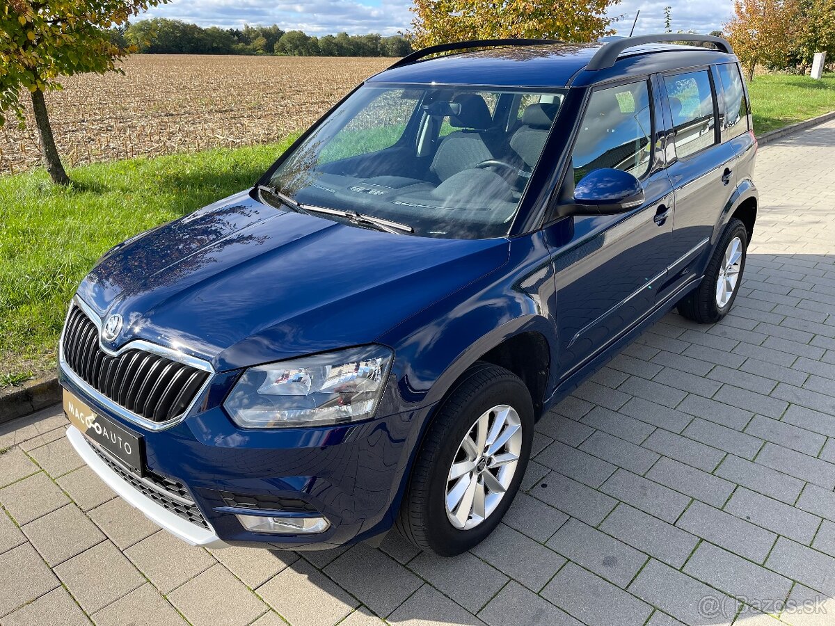 Škoda Yeti, 2,0tdi, 81kw, 4/2017, 1.majitel, DPH, Ambiente