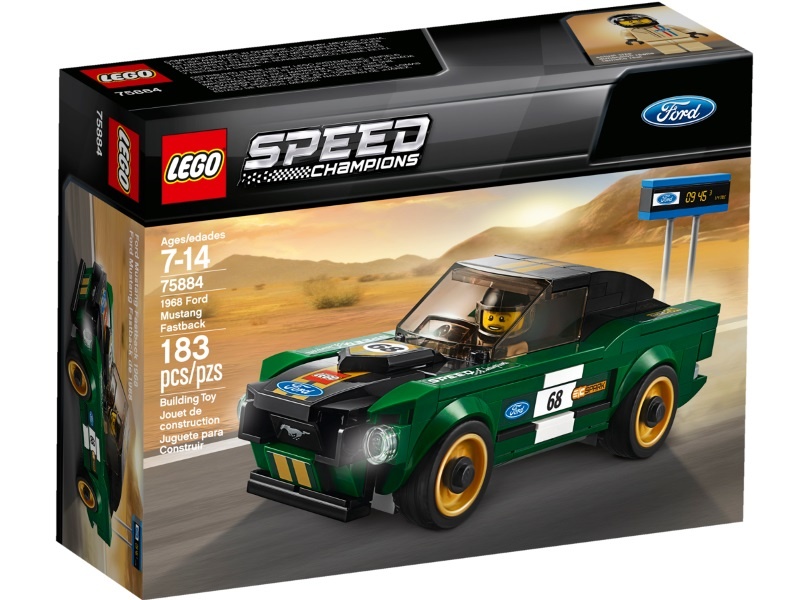 LEGO Speed Champions 75884 - 1968 Ford Mustang Fastback