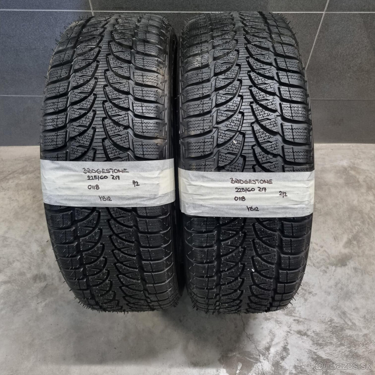 Zimné pneumatiky 225/60 R17 BRIDGESTONE DOT0118