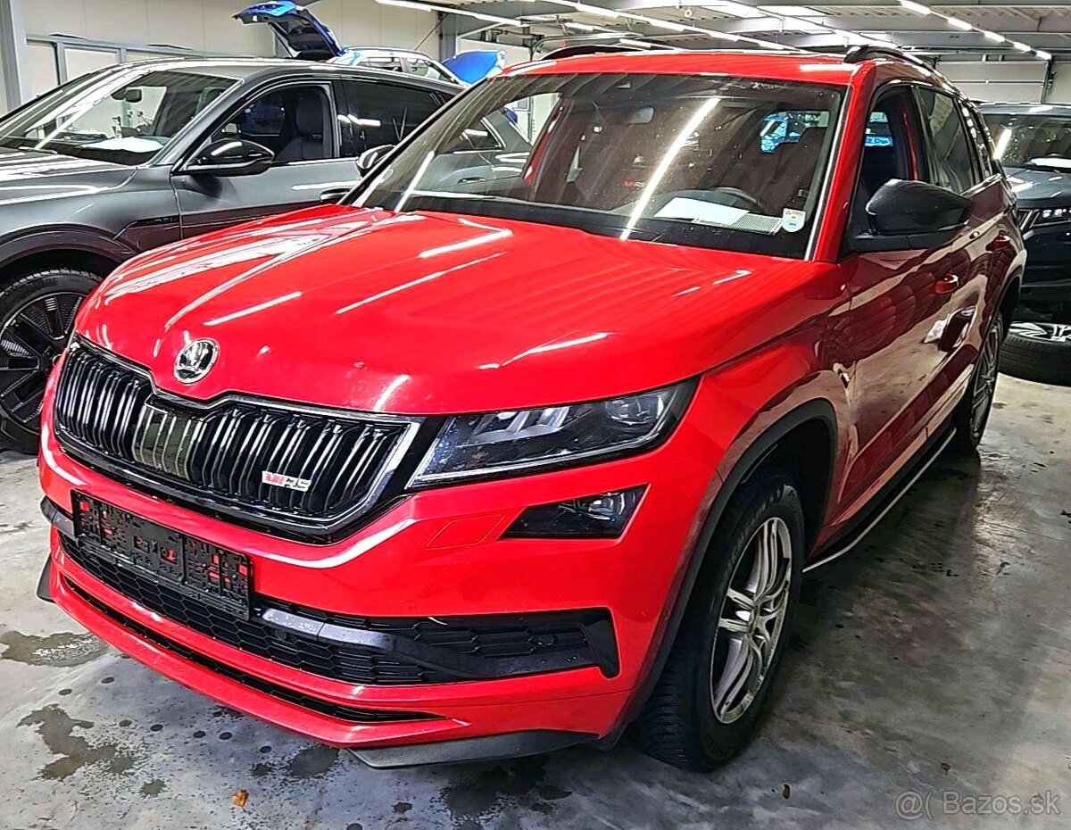 ✅️ŠKODA KODIAQ RS 176KW 4x4,2021,ŤAŽNÉ,DCC,PANO,360°✅️