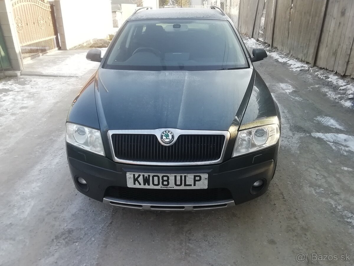 Rozpredám škoda octavia 2 scáut 4 krat4 combi 2,0 tdi 103 kw