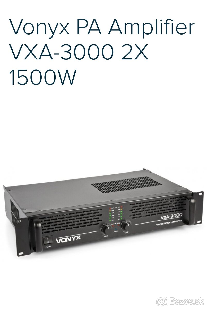 Zosilovač VONIX VXA 3000