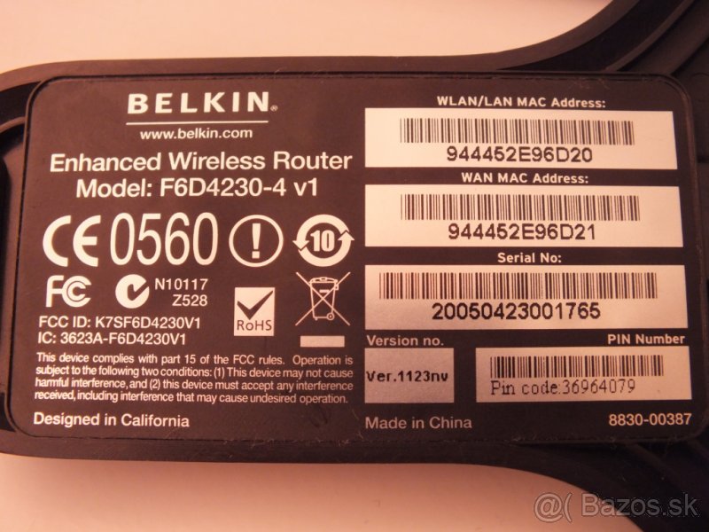 Predám MB z Belkin F6D4230-4 v1