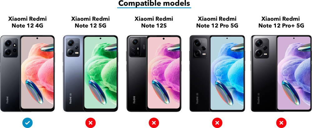 Ochranné sklo + silikónové púzdro na Xiaomi Redmi Note 12+