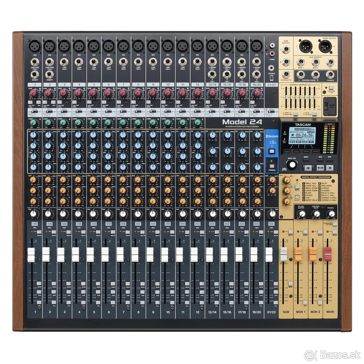 TASCAM Model 24 analógový Mixer s digitálny rekordér