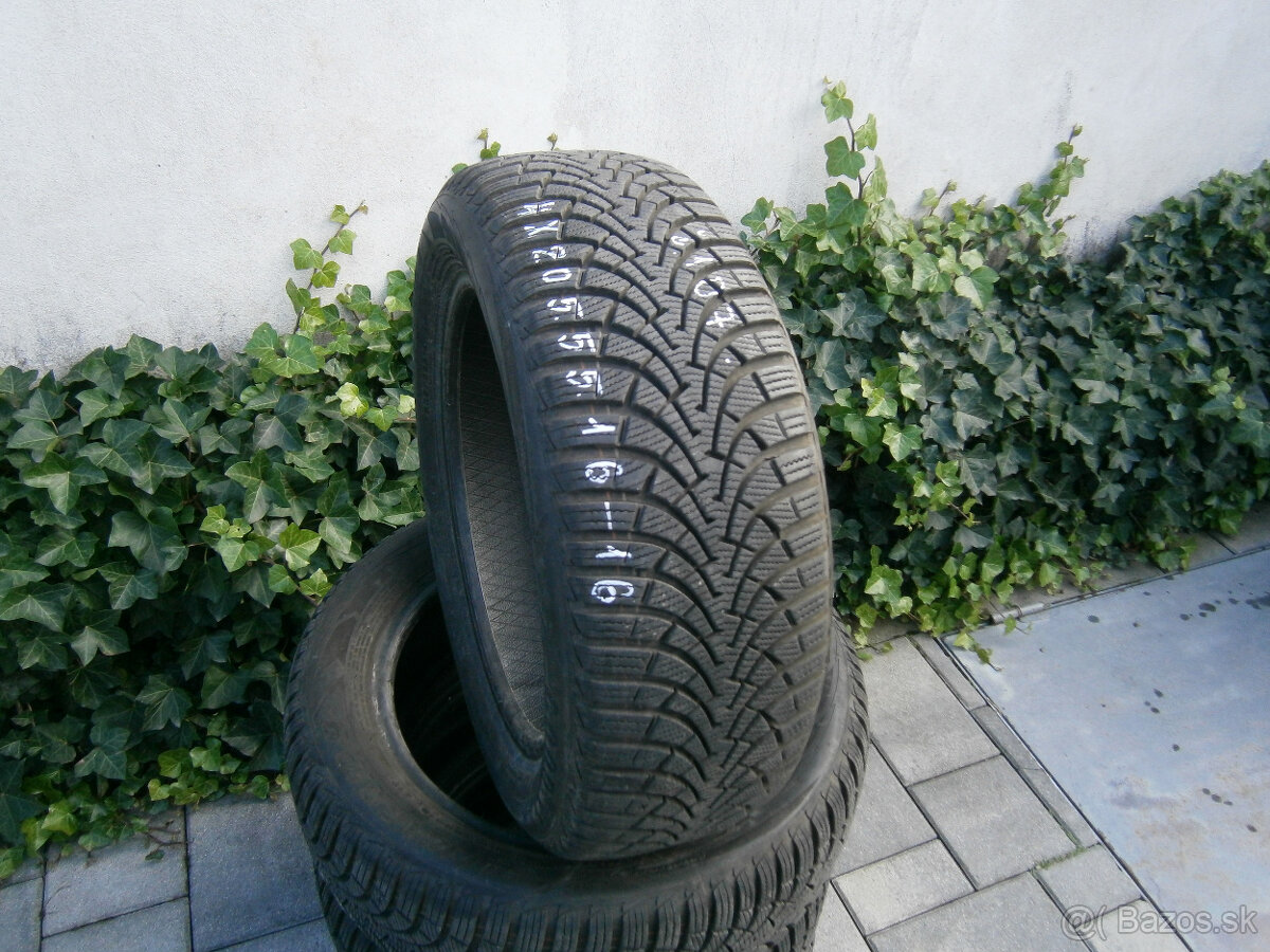 Predám 4x zimné pneu Goodyear 205/55 R16 91T