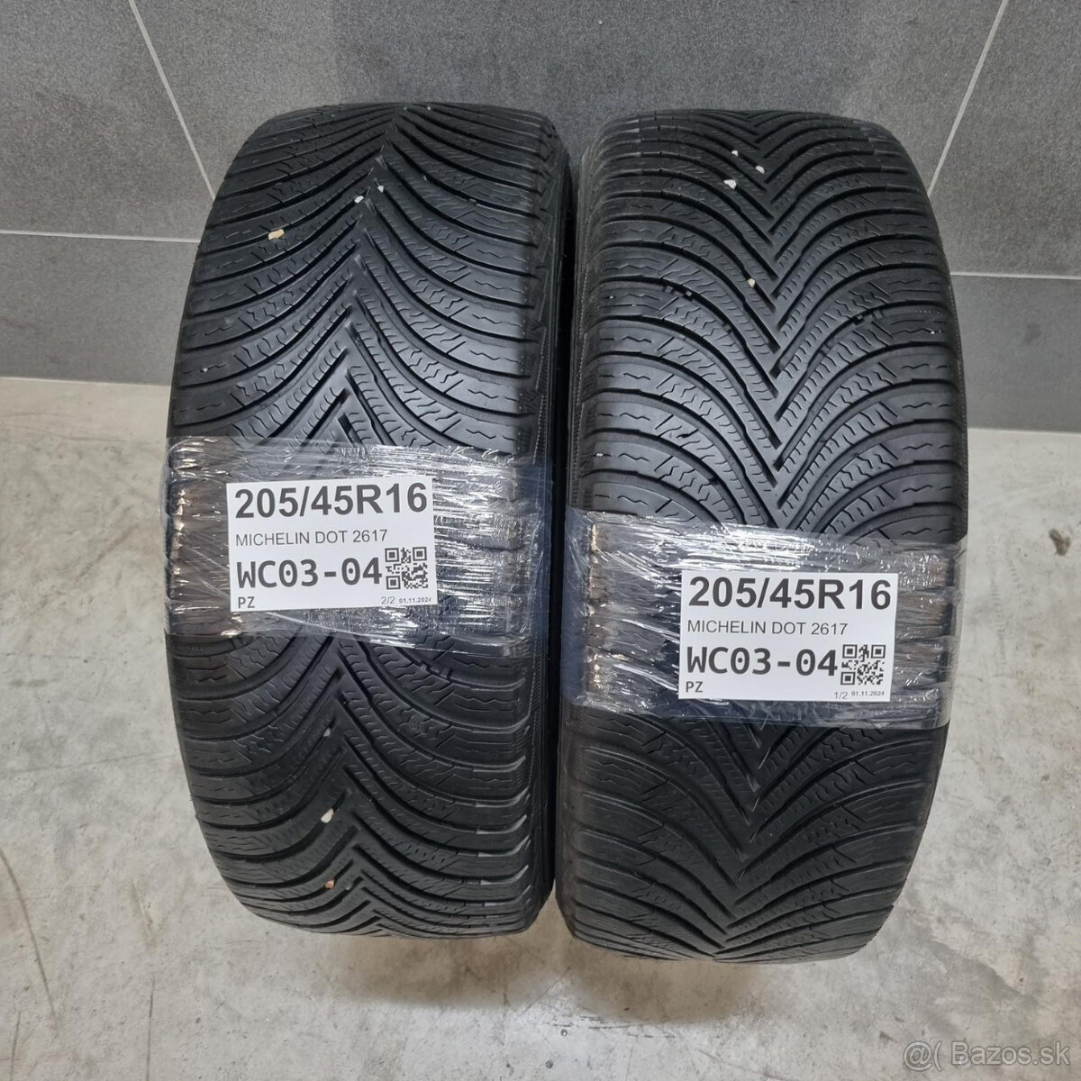 Zimné pneumatiky 205/45 R16 MICHELIN DOT2617