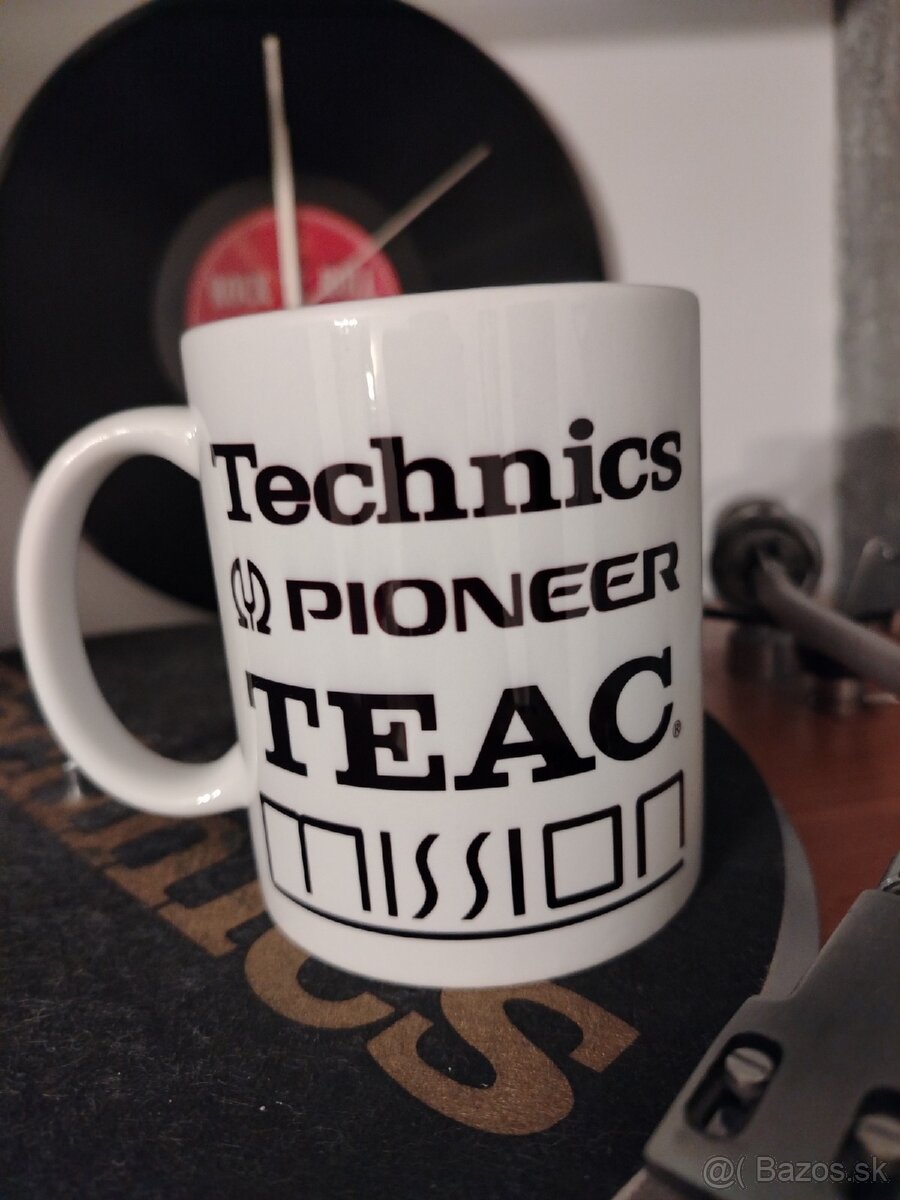 Technics-Pioneer-Teac-Mission šálka/hrnček NOVÝ