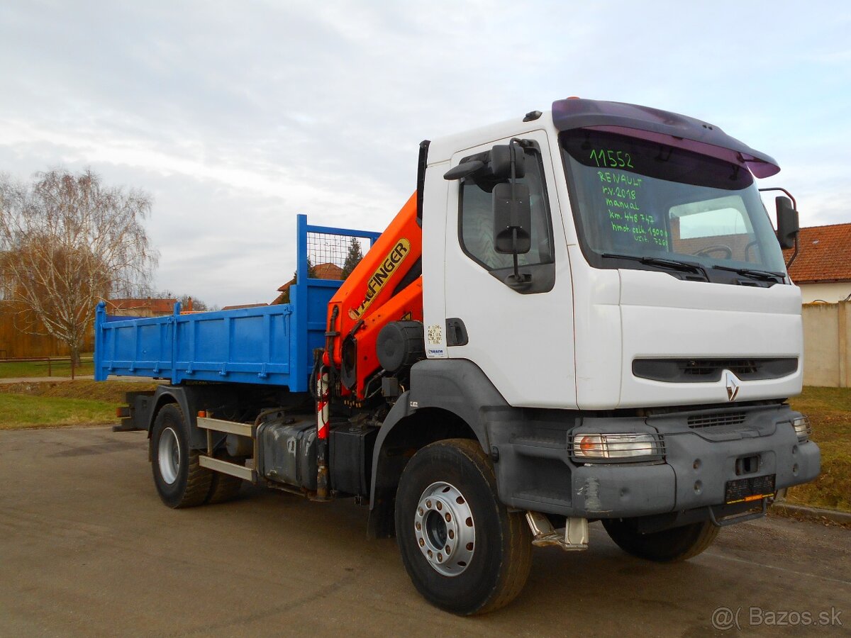 RENAULT KERAX 270.19 4x2 S H. Rukou PALFINGER