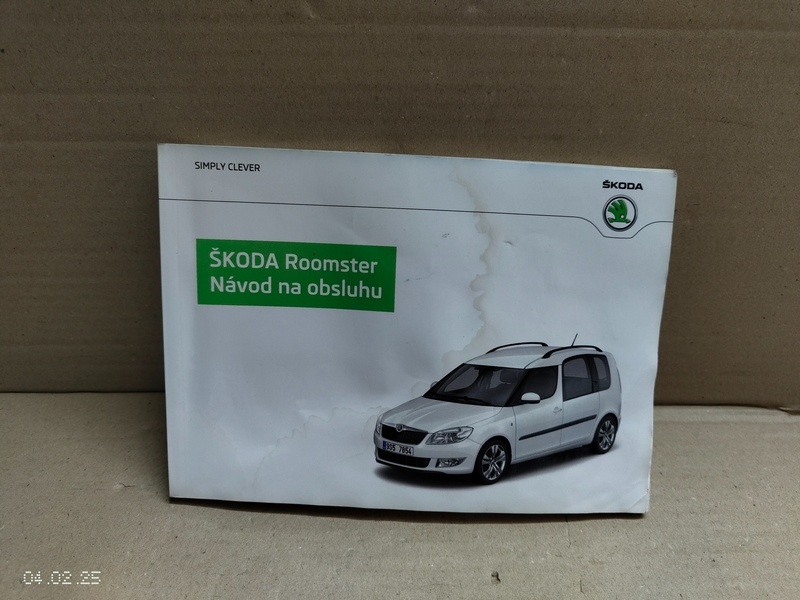 navod na obsluhu manual skoda roomster 30€