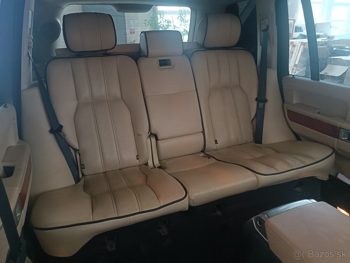 Range Rover L322 - Zadne kožené sedadlá