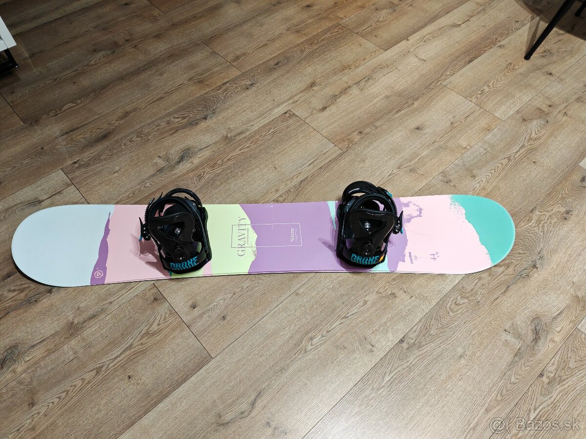 Novy snowboard 144cm nepouzity komplet vybava aj zvlast