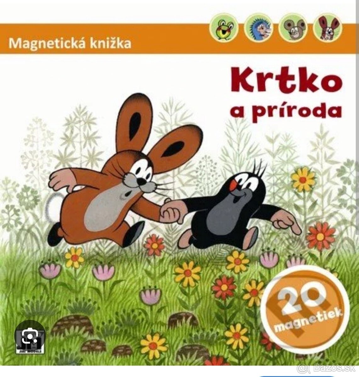 Magnetická knižka krtko