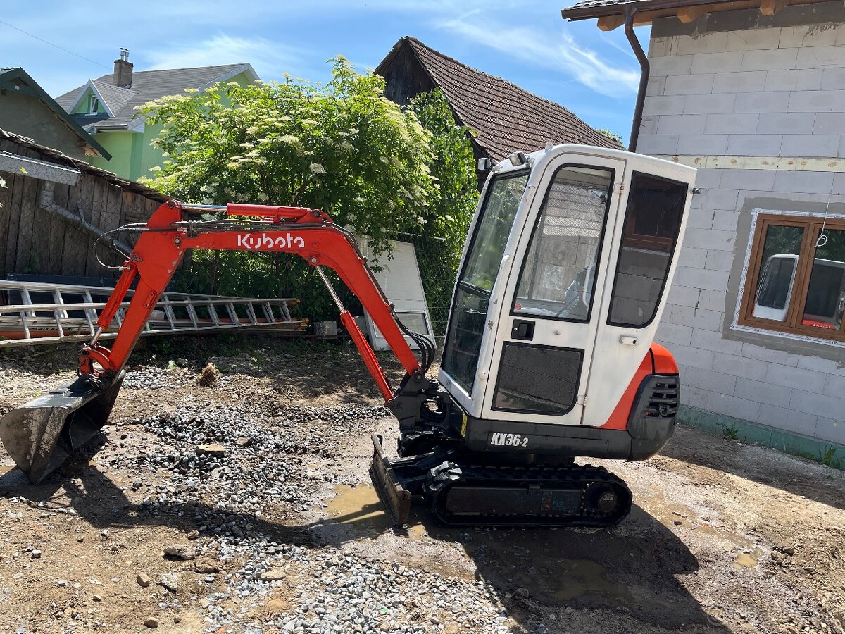 Predam minibager kubota kx36-2