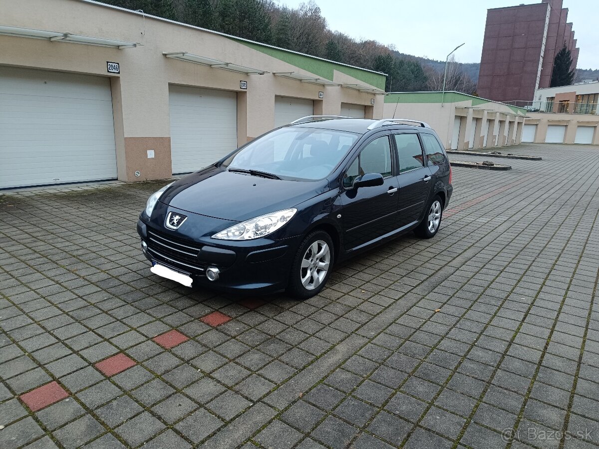 PEUGEOT 307 SW  (7- MIESTNE) 1,6 HDI(diesel), 80KW, 2009