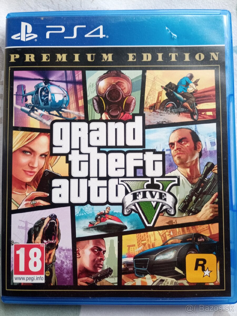 Hra GTA 5 premium edition na PS4