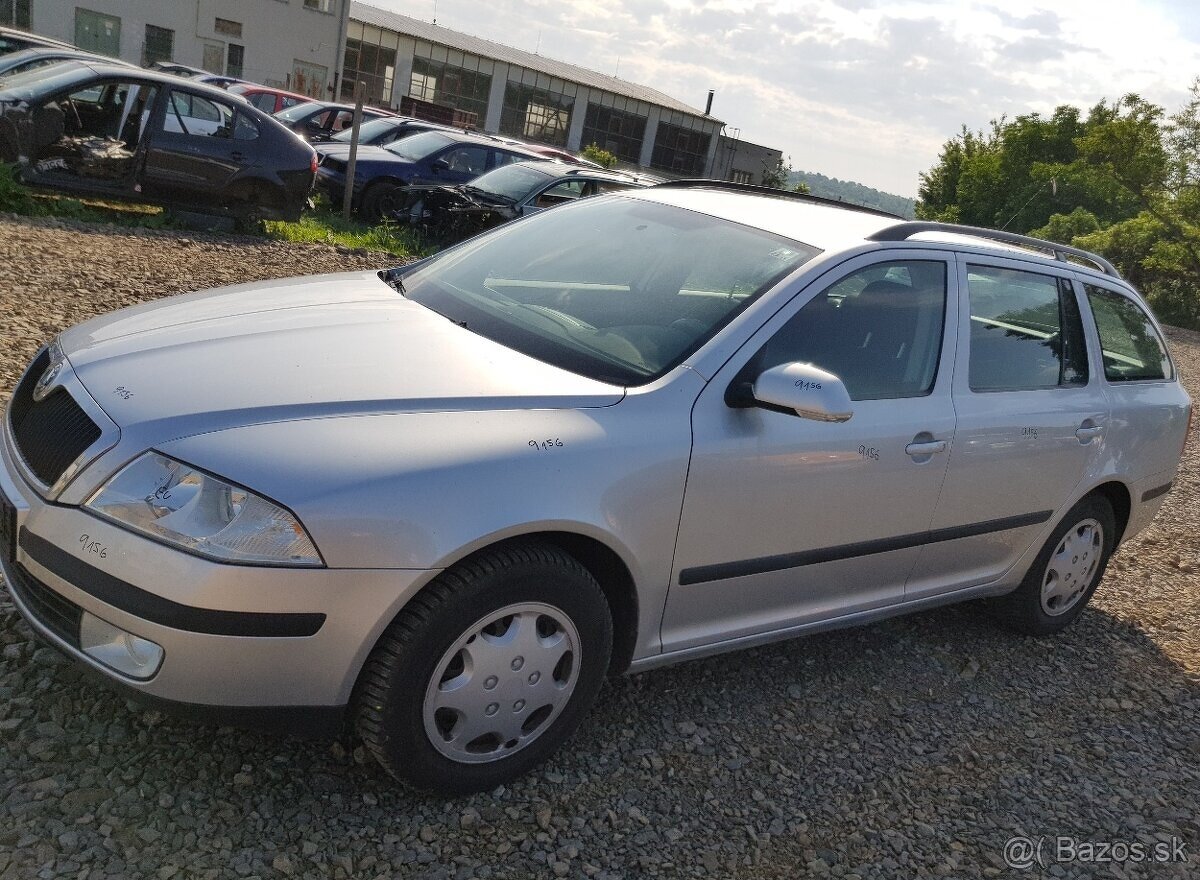 Rozpredam Skoda Octavia 2 1,9tdi 77kw farba strieborna